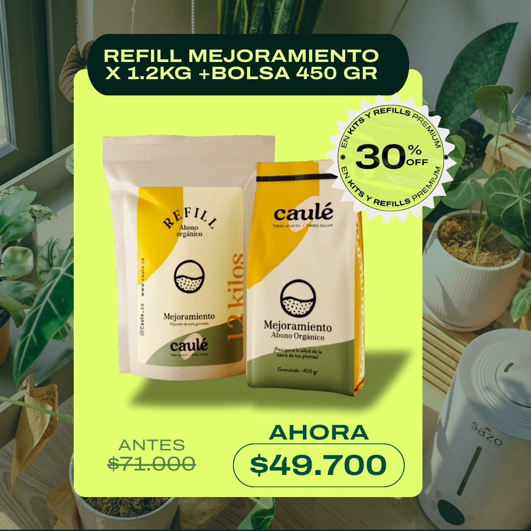 Refill Mejoramiento x 1.2kg + Bolsa 450 Gr