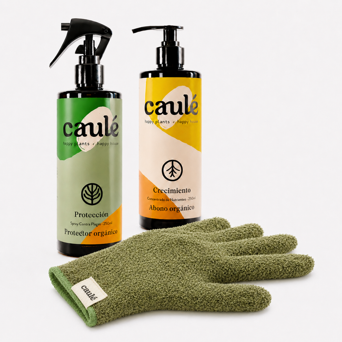 Kit SOS Plagas Caulé: Protección, Guantes Botánicos y Crecimiento
