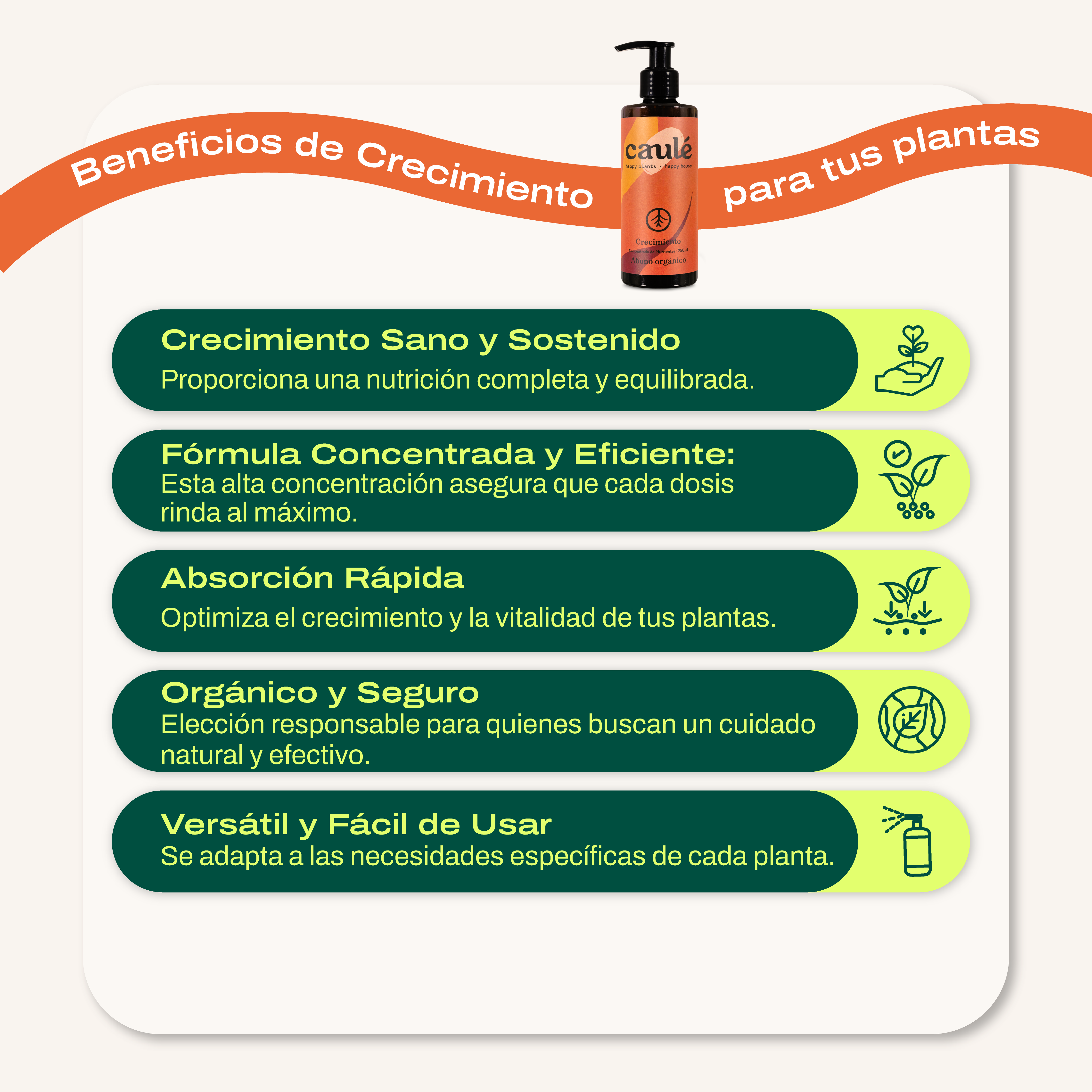 Crecimiento - Concentrado de Nutrientes