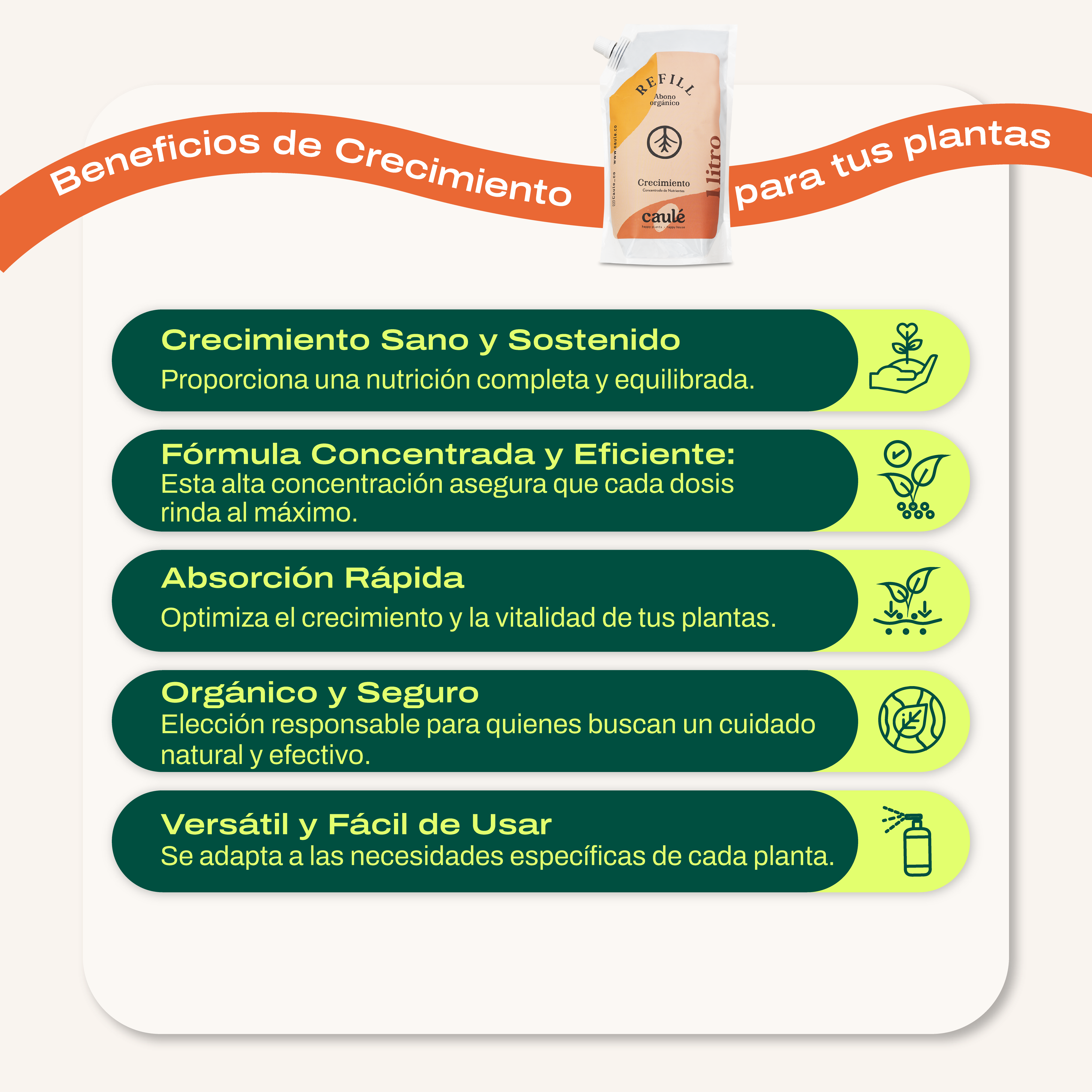 Refill Crecimiento x 1lt