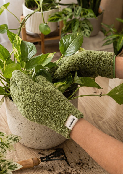 Guantes de microfibra