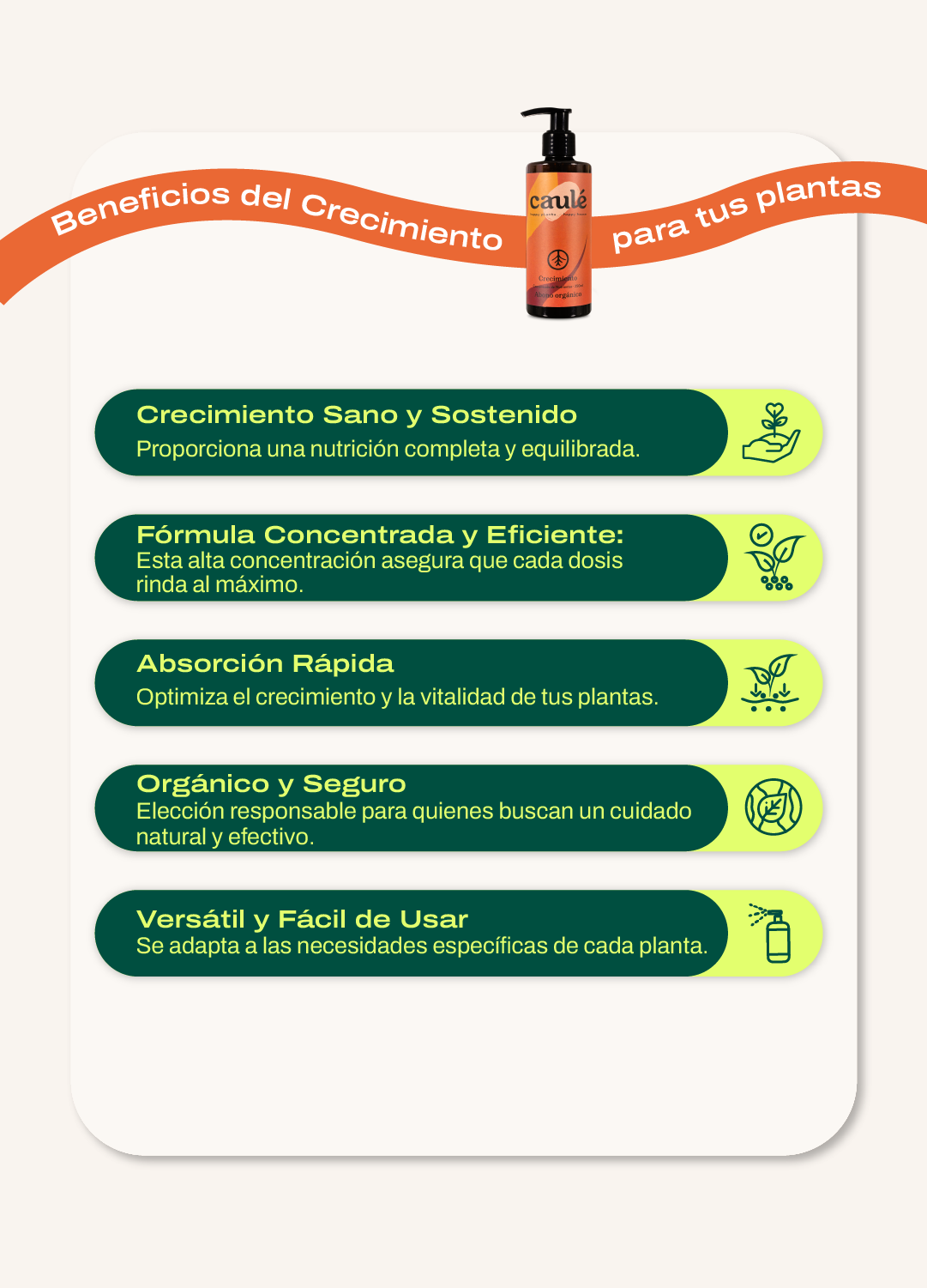 Crecimiento - Concentrado de Nutrientes