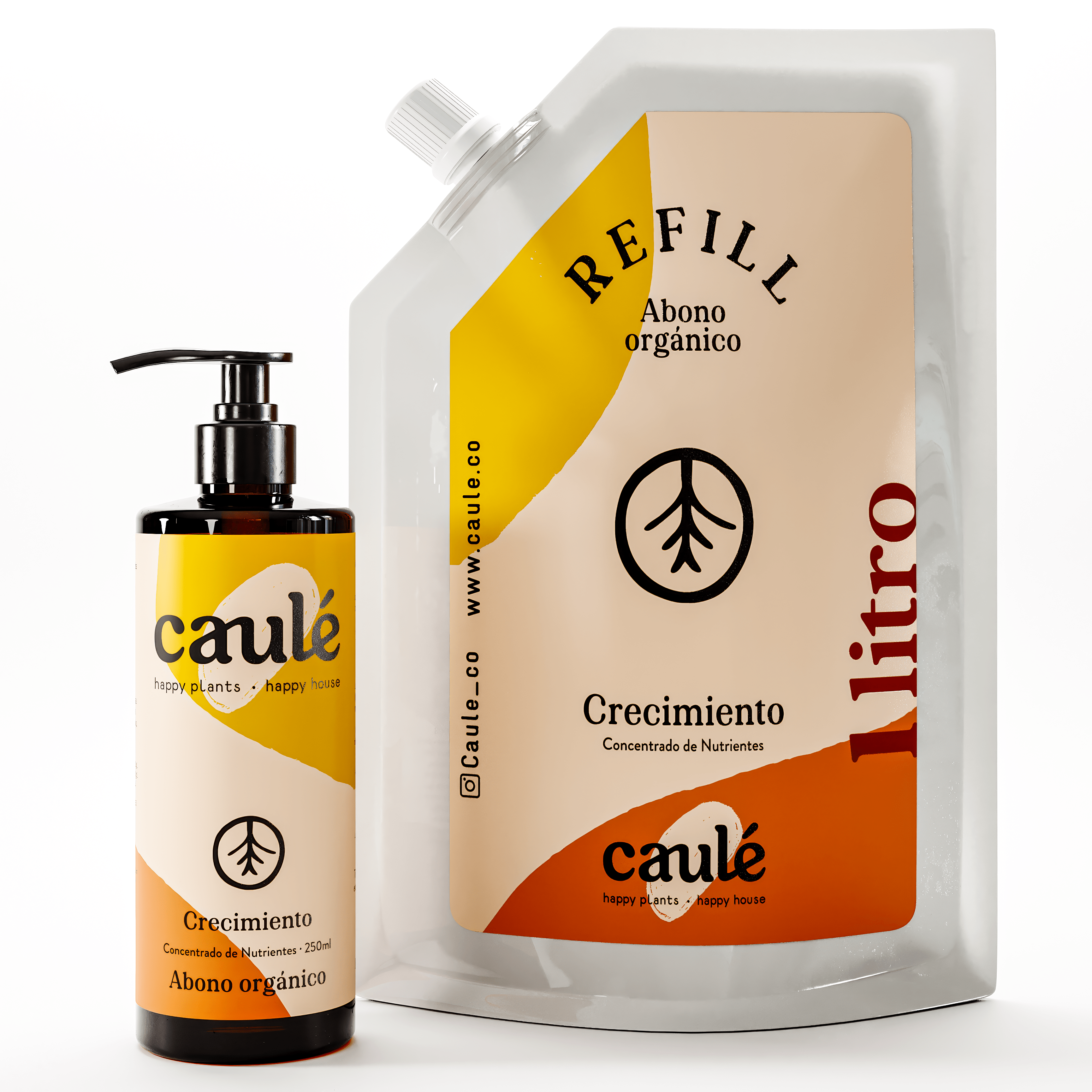 Refill Crecimiento 1 Litro + Botella 250ml